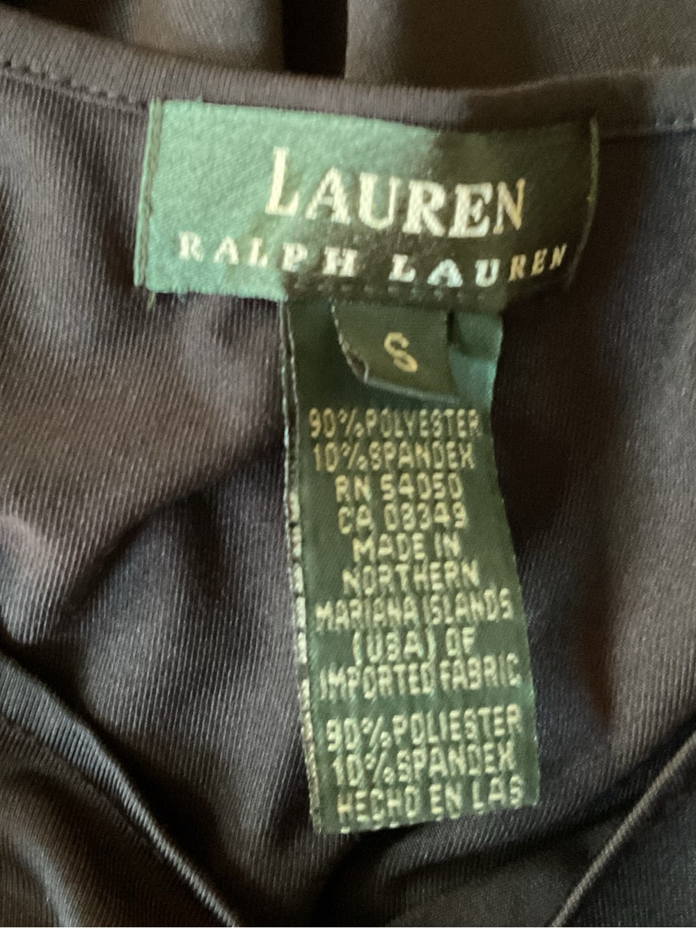 Lauren Ralph Lauren Black Sleeveless Maxi Dress, Small - Picture 6 of 6